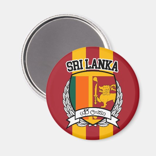 Sri Lanka Magneet (Voorkant / Achterkant)