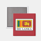Sri Lanka Magneet (Voorkant / Achterkant)
