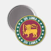 Sri Lanka Magneet (Voorkant / Achterkant)
