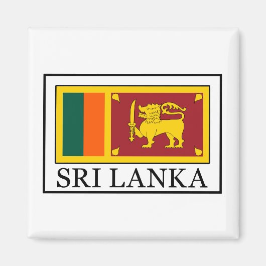 Sri Lanka Magneet (Voorkant)