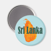 Sri Lanka Magneet (Voorkant / Achterkant)