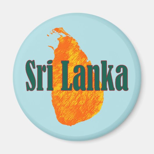 Sri Lanka Magneet (Voorkant)