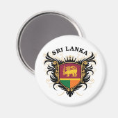 Sri Lanka Magneet (Voorkant / Achterkant)