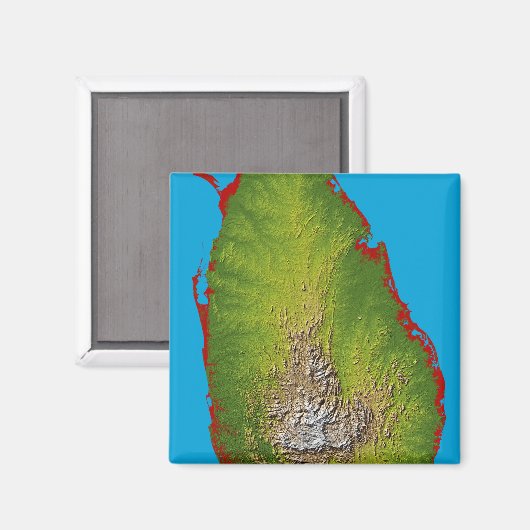 Sri Lanka Magneet (Voorkant / Achterkant)