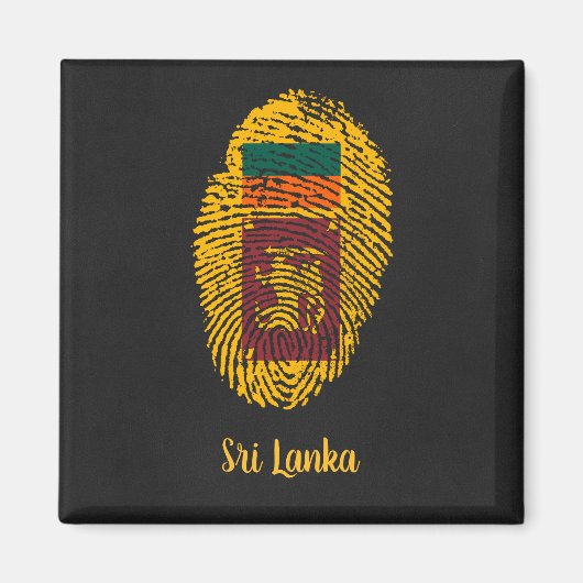 Sri Lanka Magneet (Voorkant)
