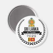Sri Lanka Magneet (Voorkant / Achterkant)