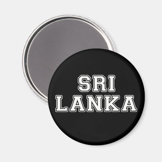 Sri Lanka Magneet (Voorkant / Achterkant)