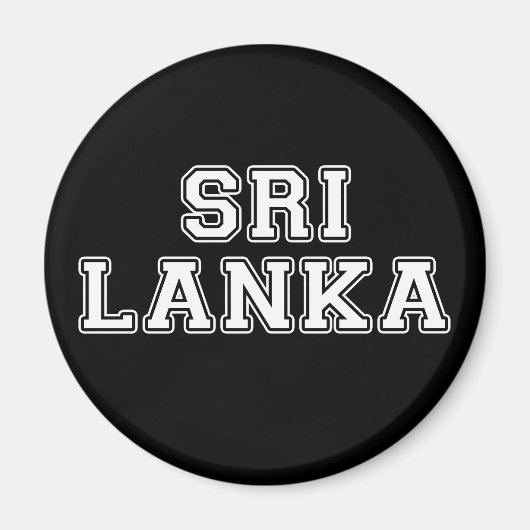 Sri Lanka Magneet (Voorkant)