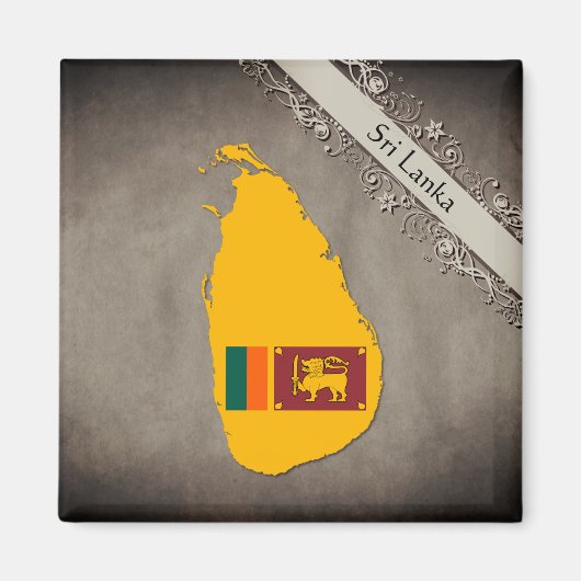 Sri Lanka Magneet (Voorkant)