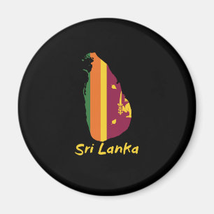 Sri Lanka Map Proud Sri Lankan Asia Gift Magneet