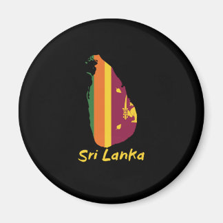 Sri Lanka Map Proud Sri Lankan Asia Gift Magneet
