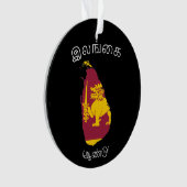 Sri Lanka met kerstversiering Ornament (voorkant)