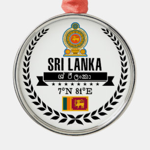 Sri Lanka Metalen Ornament