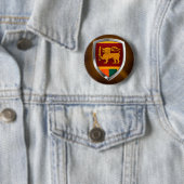 Sri Lanka Metallic Emblem Ronde Button 5,7 Cm (In situ)