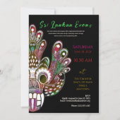 Sri Lanka Modern Cultureel ontwerp Kaart (Voorkant)