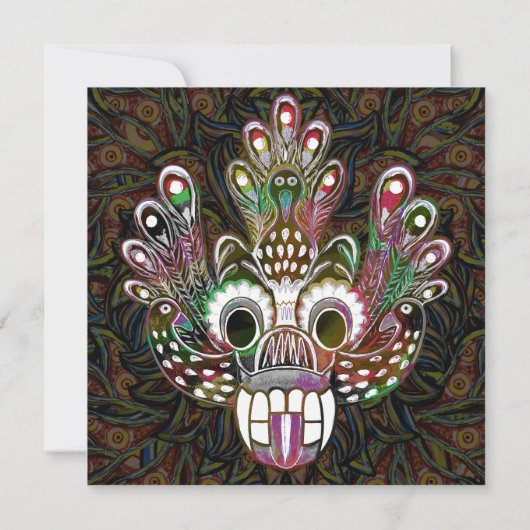 Sri Lanka Modern Cultureel ontwerp Save The Date (Achterkant)