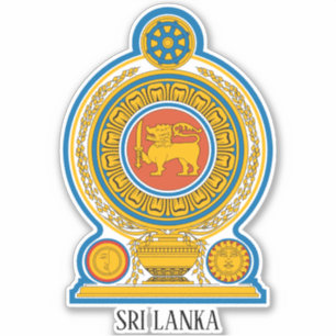 Sri Lanka National Emblem Patriotic Sticker