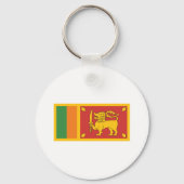 Sri Lanka National Flag Lion Symbol Sleutelhanger (Achterkant)