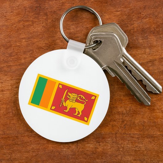 Sri Lanka National Flag Lion Symbol Sleutelhanger