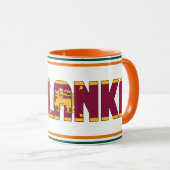 Sri Lanka National Flag Patriotic Coffee Mok (Voorkant rechts)