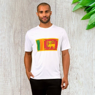 Sri Lanka Nationale Vlag Leeuw Symbool T-shirt