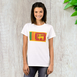 Sri Lanka Nationale Vlag Leeuw Symbool T-shirt