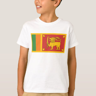 Sri Lanka Nationale Vlag Leeuw Symbool T-shirt