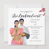 Sri Lanka Nieuwjaarsviering Save The Date (Achterkant)