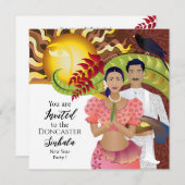 Sri Lanka Nieuwjaarsviering Save The Date (Voorkant / Achterkant)