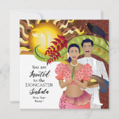 Sri Lanka Nieuwjaarsviering Save The Date (Voorkant)