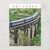 Sri Lanka Nine Arches Bridge trein uitzicht ansich Briefkaart (Voorkant)