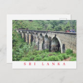 Sri Lanka Nine Arches Bridge uitzicht briefkaart (Voorkant / Achterkant)