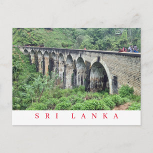 Sri Lanka Nine Arches Bridge uitzicht briefkaart