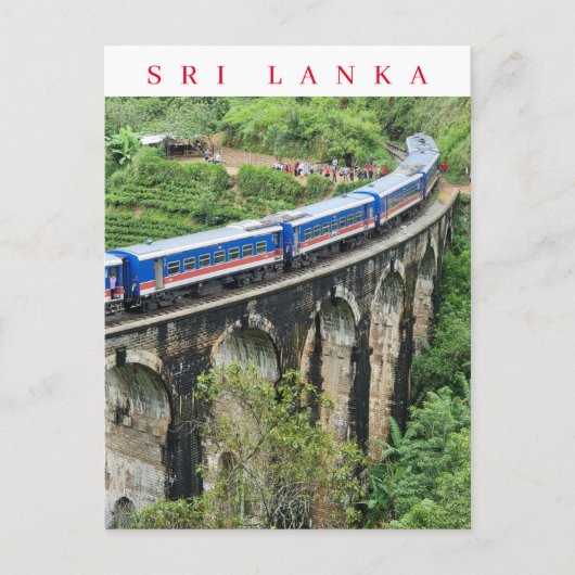 Sri Lanka Nine Arches Bridge uitzicht briefkaart (Voorkant)