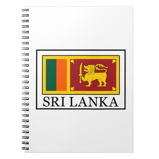 Sri Lanka Notitieboek (Voorkant)