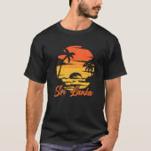 Sri Lanka Ocean Palm Summer Vakantie Sri Lanka T-shirt (Voorkant)