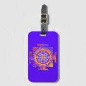 Sri Lanka - Ontwerp van het hindoeïstische symbool Bagagelabel (Voorkant (verticaal))