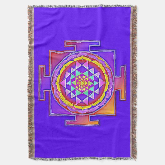 Sri Lanka - Ontwerp van het hindoeïstische symbool Deken (Voorkant Verticaal)