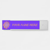 Sri Lanka - Ontwerp van het hindoeïstische symbool Deurbordje (Voorkant)