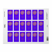 Sri Lanka - Ontwerp van het hindoeïstische symbool Etiket (Full Sheet)