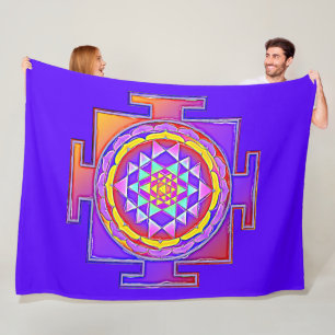 Sri Lanka - Ontwerp van het hindoeïstische symbool Fleece Deken