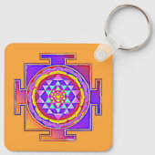 Sri Lanka - Ontwerp van het hindoeïstische symbool Sleutelhanger (Achterkant)