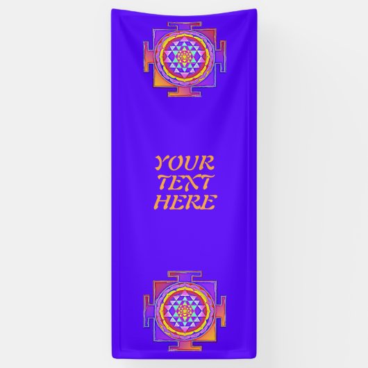 Sri Lanka - Ontwerp van het hindoeïstische symbool Spandoek (Verticaal)