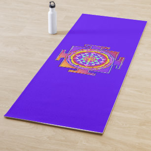 Sri Lanka - Ontwerp van het hindoeïstische symbool Yogamat