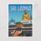 Sri Lanka Oude Kunst Reizen Briefkaart (Voorkant)