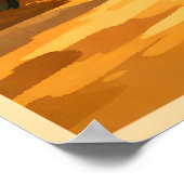 Sri Lanka Oude Reisposter Poster (Hoek)