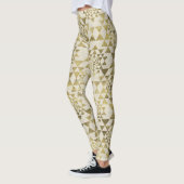 Sri Lanka - Patroon Sri Lanka - Gold pastel Leggings (Links)
