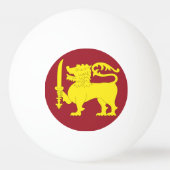 Sri Lanka Pingpongbal (Achterkant)