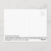 Sri Lanka, Pinnawala Elephant Orphanage Briefkaart (Achterkant)