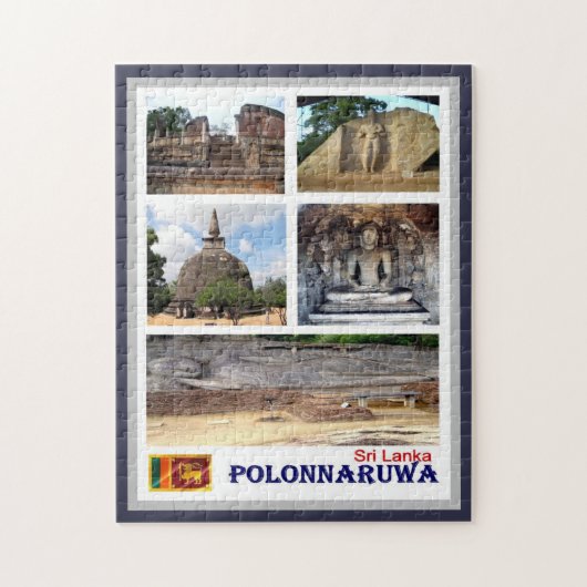 Sri Lanka - Polonnaruwa - Mosaic - Legpuzzel (Verticaal)